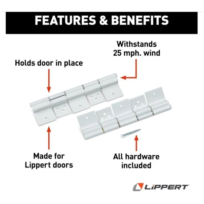 Friction Hinge Kit - White (Li